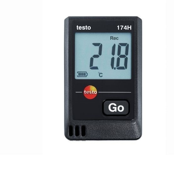 testo 174H mini sıcaklık bağıl nem kaydedici, datalogger