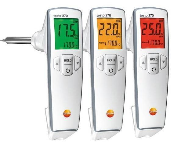 testo 270 BT Kızartma Yağı Test Cihazı, TPM ölçer