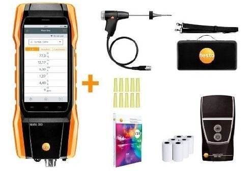 testo 300 (O2, 4000ppm CO) Baca gazı ölçüm ve analiz cihazı