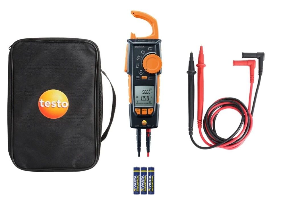 testo 770-3 Bluetooth'lu Pens ampermetre Seti | 1000V AC/DC