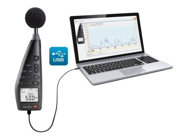 testo 816 gürültü, ses ölçer, desibel metre