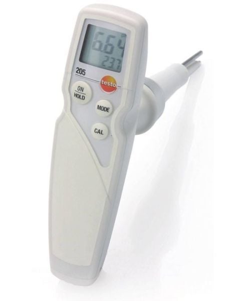 Testo 205 El Tipi Gıda Ph/Sıcaklık Ölçüm Cihazı