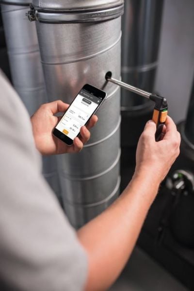 testo 405i termal hava hızı ölçer, anemometre, akıllı prob