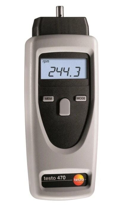 Testo 470 Temasli Temassiz Devir Ölçüm Cihazı