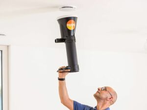 testo 417 Set 2 | Pervane anemometre, ölçüm hunileri ve akış doğrultucu