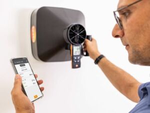 testo 417 Set 2 | Pervane anemometre, ölçüm hunileri ve akış doğrultucu