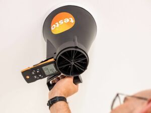 testo 417 Set 2 | Pervane anemometre, ölçüm hunileri ve akış doğrultucu