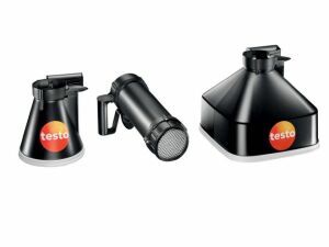 testo 417 Set 2 | Pervane anemometre, ölçüm hunileri ve akış doğrultucu