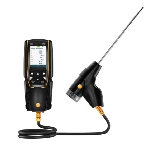 testo 310 II Baca gazı analiz cihazı yazıcısız seti (O₂, CO)