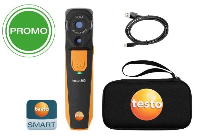 testo 860i seti - Akıllı telefonlar için kablosuz termal kamera
