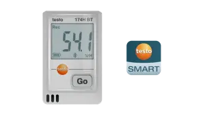 testo 174H BT Bluetooth ve mobil aplikasyon özellikli mini sıcaklık ve bağıl nem kaydedici