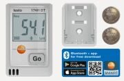 testo 174H BT Bluetooth ve mobil aplikasyon özellikli mini sıcaklık ve bağıl nem kaydedici