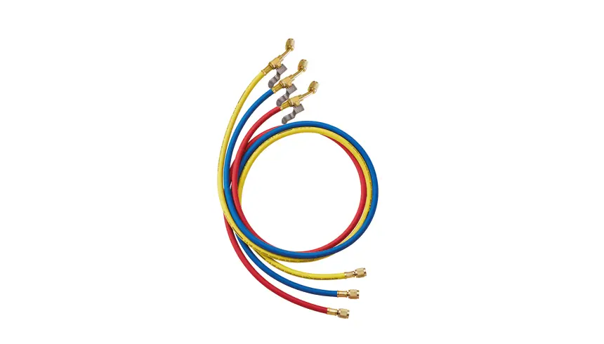 testo - soğutucu gaz dolum ve şarjı için valfli hortum seti - 0554 2111