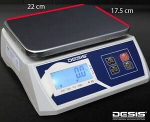 Desis H7W-30 Dijital Hassas Sayım Terazisi 30 kg x 1 g