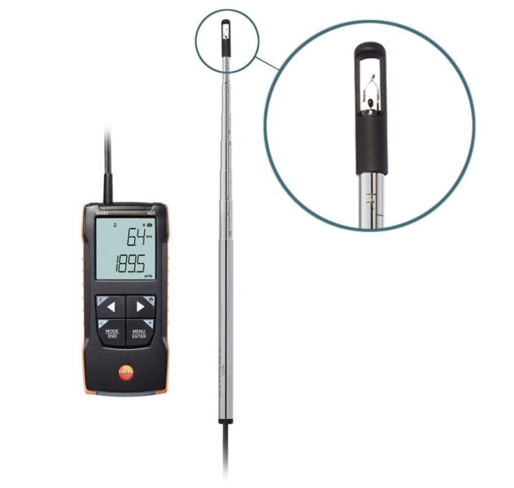 Testo 425 Sıcak Tel Anemometre