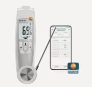 testo 104-IR BT App bağlantılı infrared/batırma termometresi