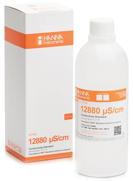 Hanna HI7030L İletkenlik 12880 µS/cm 500 ml Kalibrasyon Çözeltisi