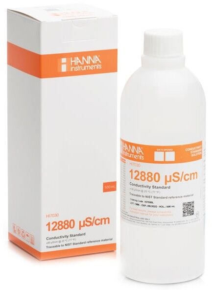 Hanna HI7030L İletkenlik 12880 µS/cm 500 ml Kalibrasyon Çözeltisi