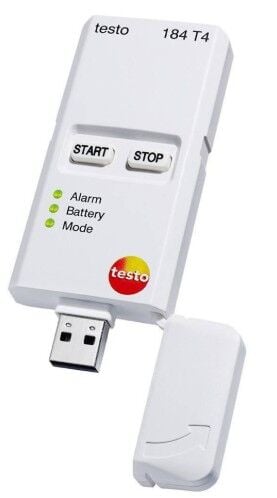 testo 184 T4 Nakliye Araçları İçin Sıcaklık Kayıt Cihazı