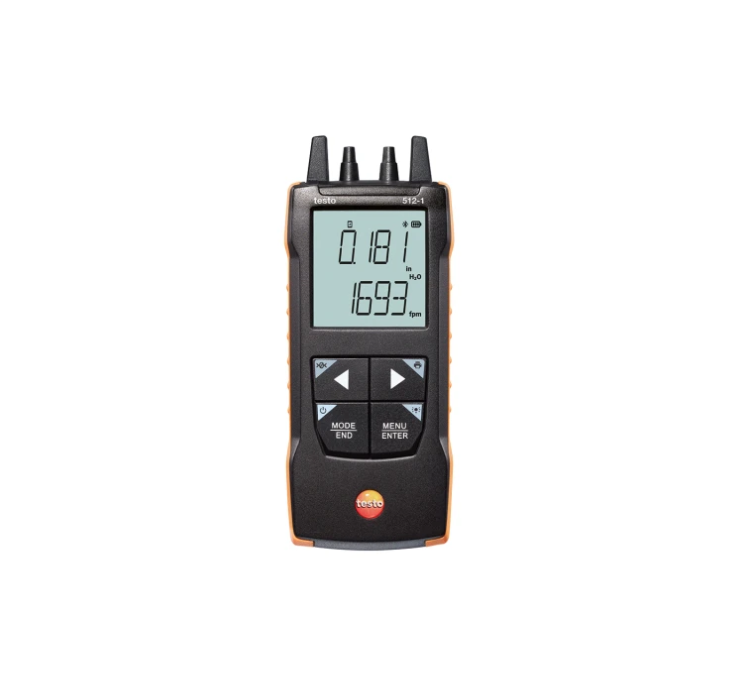 testo 512-1 Fark Basınç Ölçer | 0-200 hPa