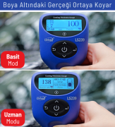 Linshang LS239 Profesyonel Oto Boya Kalınlık Ölçer